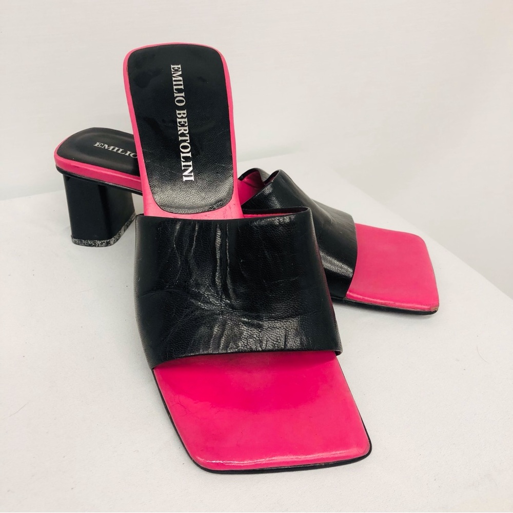 Emilio Bertolini Jolan Black Pink Sandals